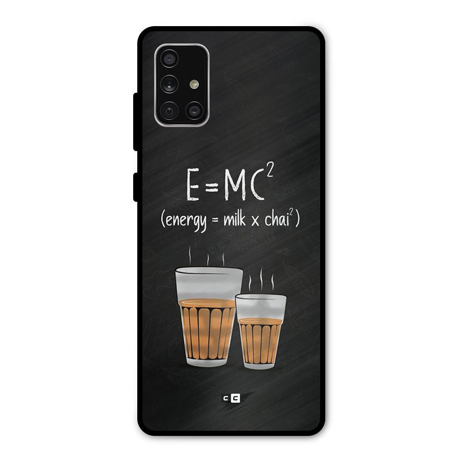 Tea Formula Metal Back Case for Galaxy A71