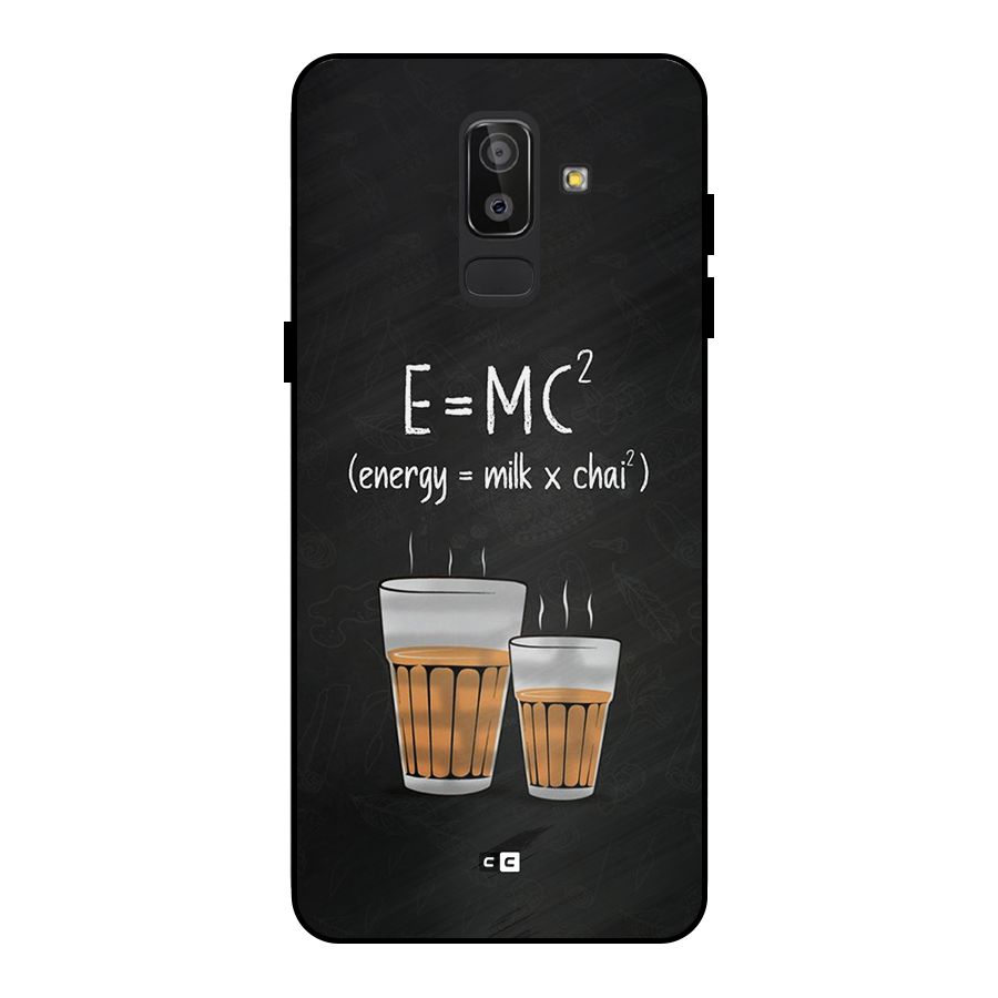 Tea Formula Metal Back Case for Galaxy J8