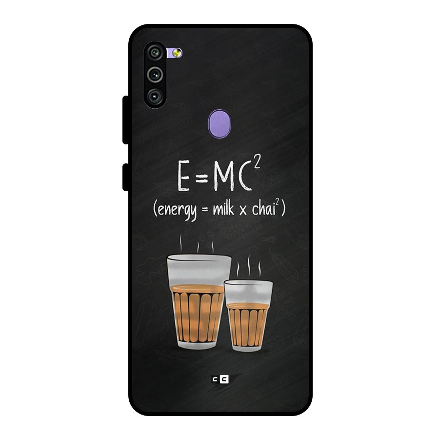Tea Formula Metal Back Case for Galaxy M11