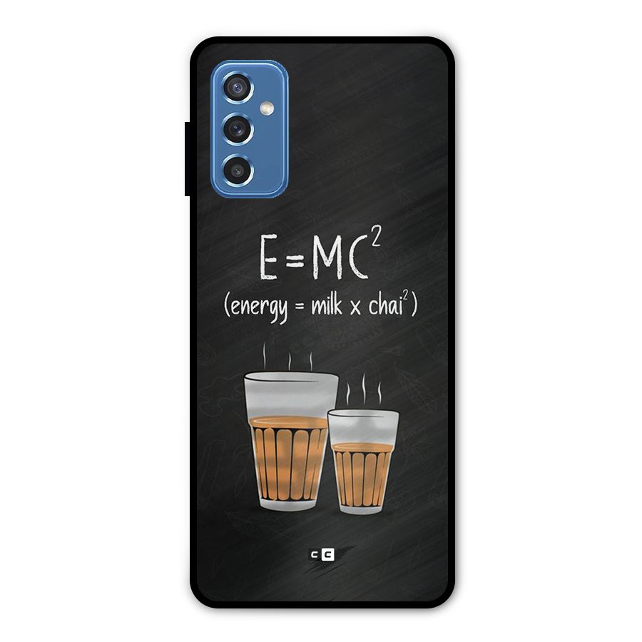 Tea Formula Metal Back Case for Galaxy M52 5G
