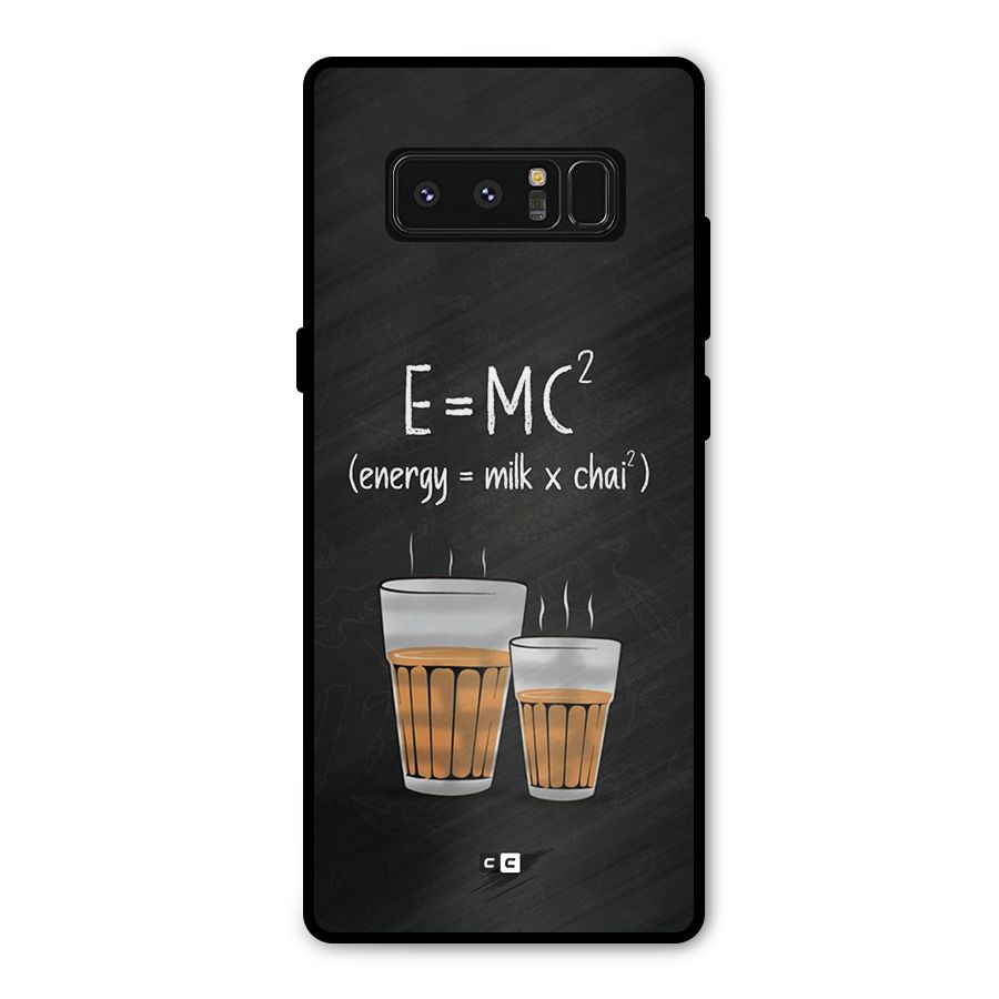 Tea Formula Metal Back Case for Galaxy Note 8