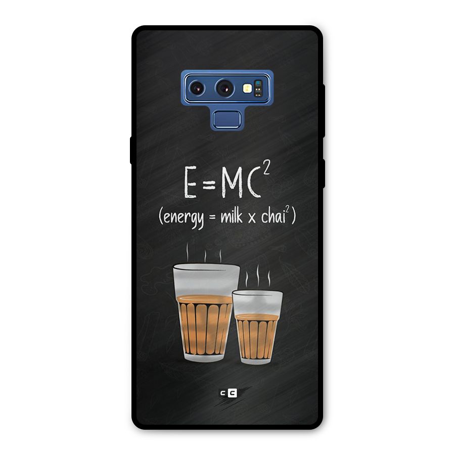 Tea Formula Metal Back Case for Galaxy Note 9