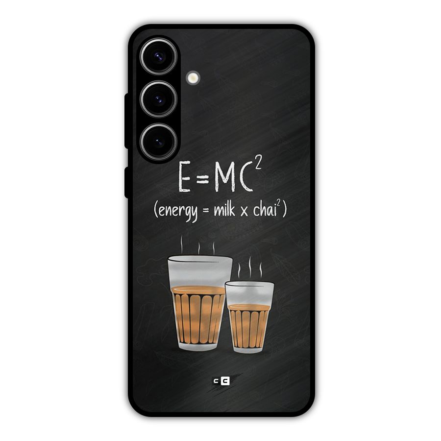 Tea Formula Metal Back Case for Galaxy S24 Plus