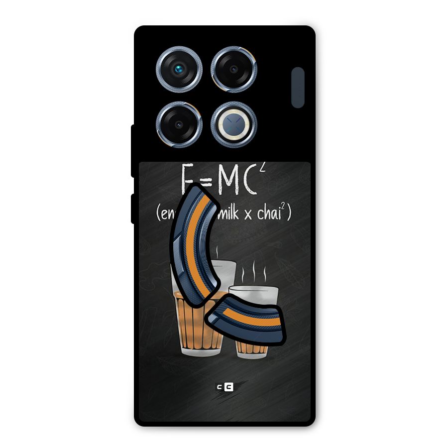 Tea Formula Metal Back Case for Infinix GT 20 Pro