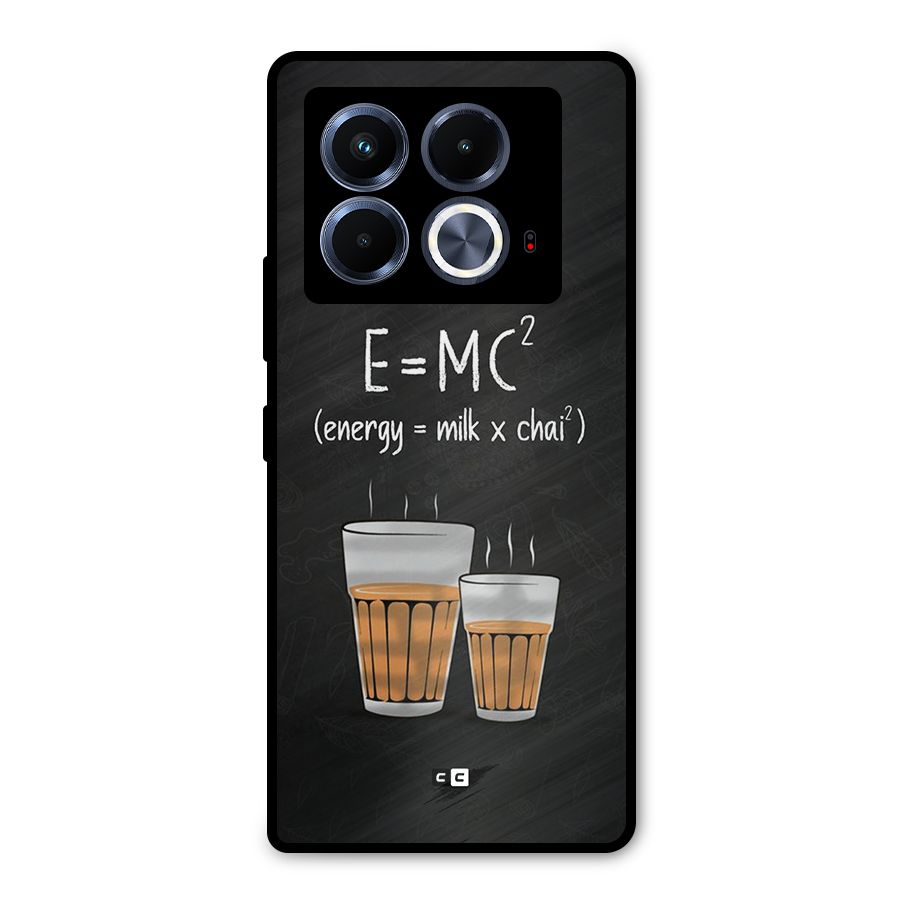 Tea Formula Metal Back Case for Infinix Note 40 5G