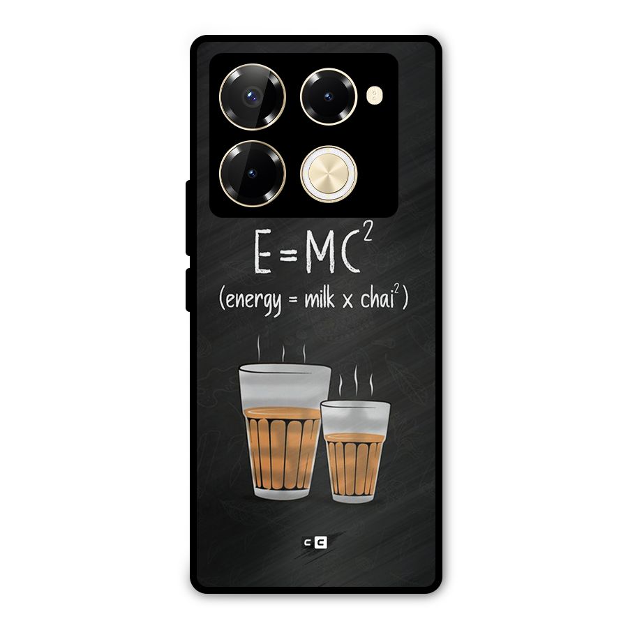 Tea Formula Metal Back Case for Infinix Note 40 Pro Plus