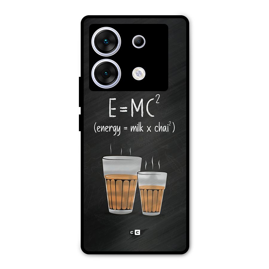 Tea Formula Metal Back Case for Infinix Zero 30 5G