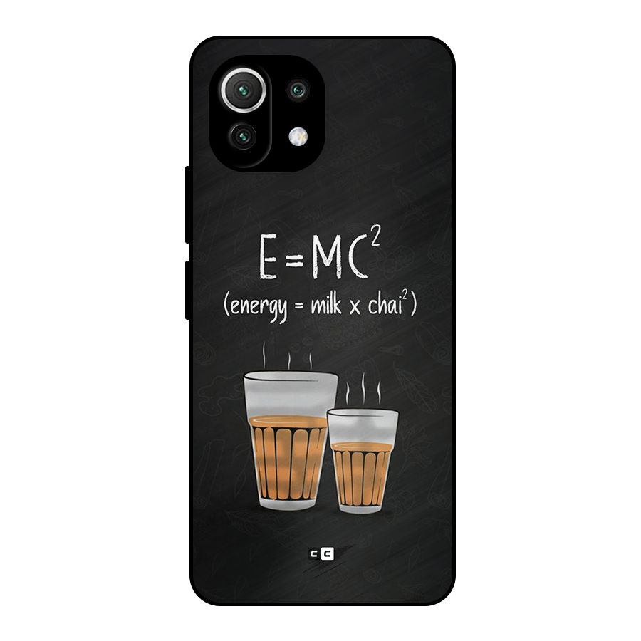 Tea Formula Metal Back Case for Mi 11 Lite NE 5G