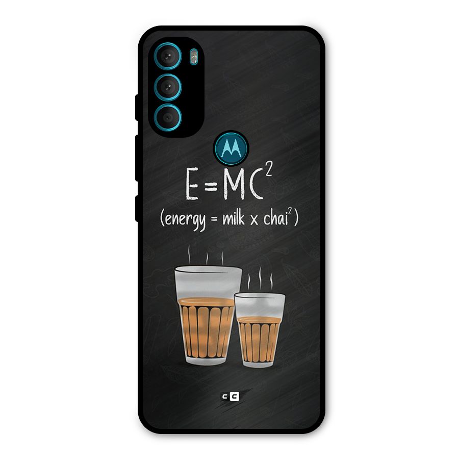 Tea Formula Metal Back Case for Moto G71 5G