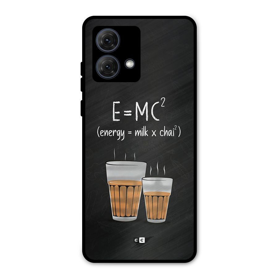 Tea Formula Metal Back Case for Moto G84