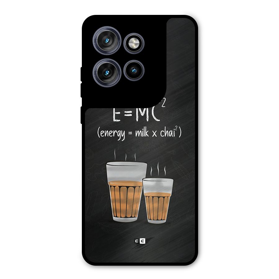 Tea Formula Metal Back Case for Motorola Edge 50 Neo