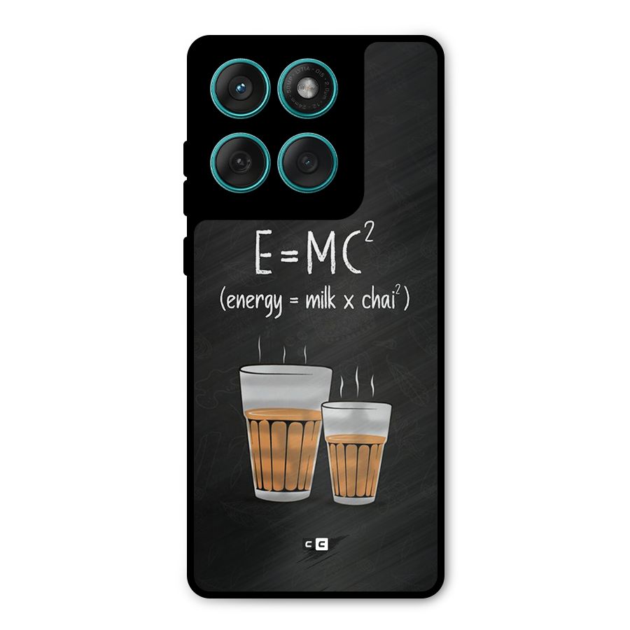Tea Formula Metal Back Case for Motorola Edge 60 Fusion