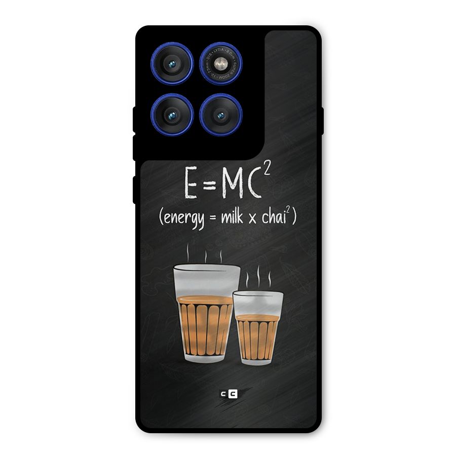 Tea Formula Metal Back Case for Motorola Edge 60 Pro