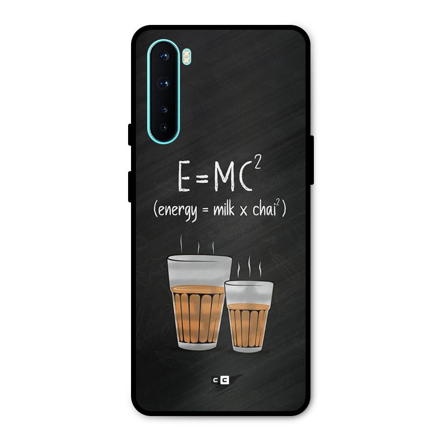 Tea Formula Metal Back Case for OnePlus Nord