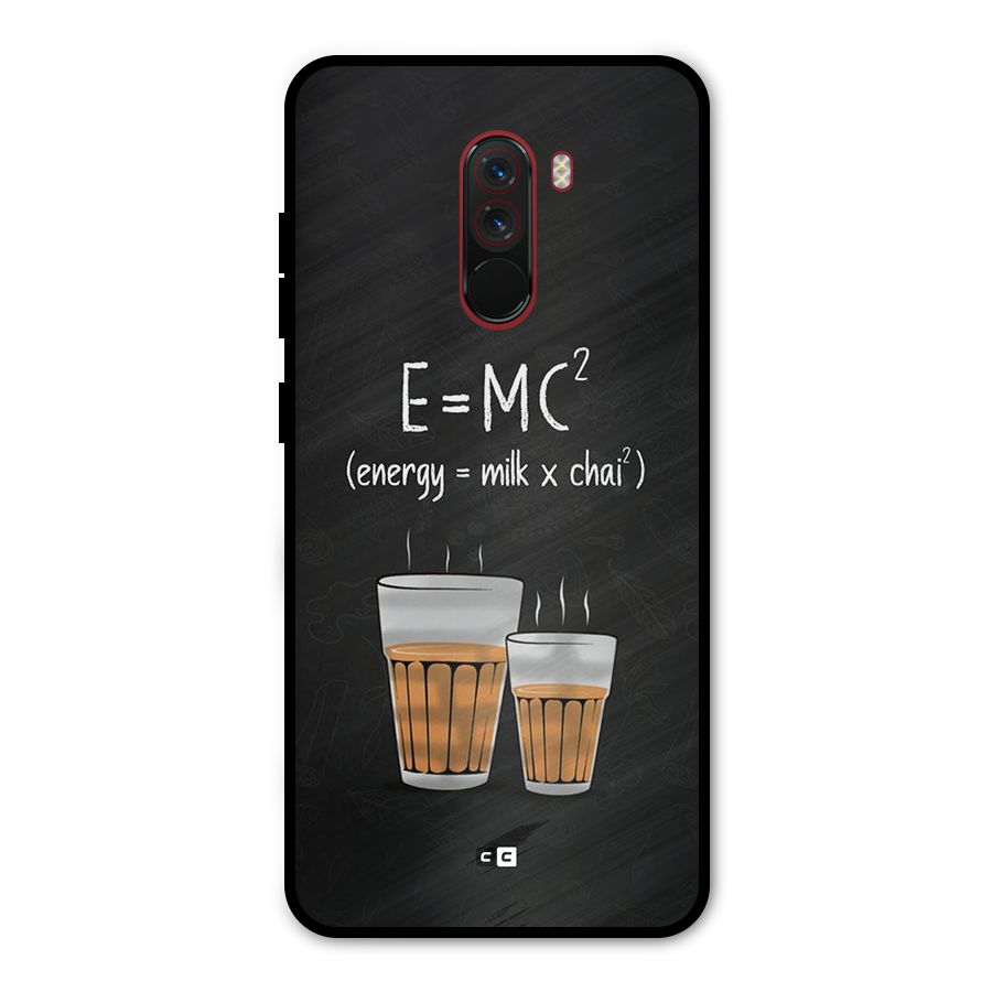 Tea Formula Metal Back Case for Poco F1