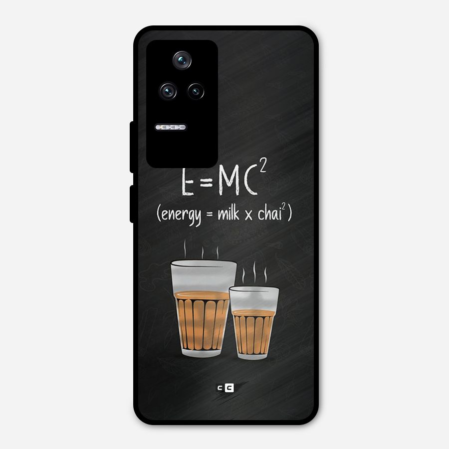 Tea Formula Metal Back Case for Poco F4 5G