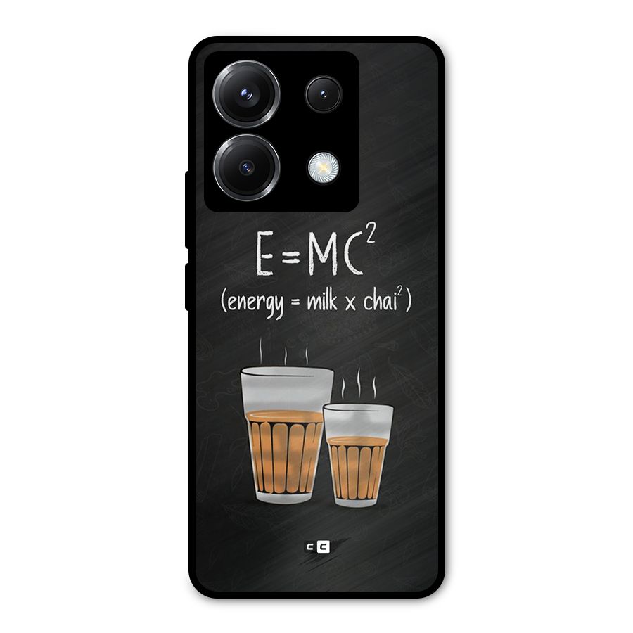 Tea Formula Metal Back Case for Poco X6
