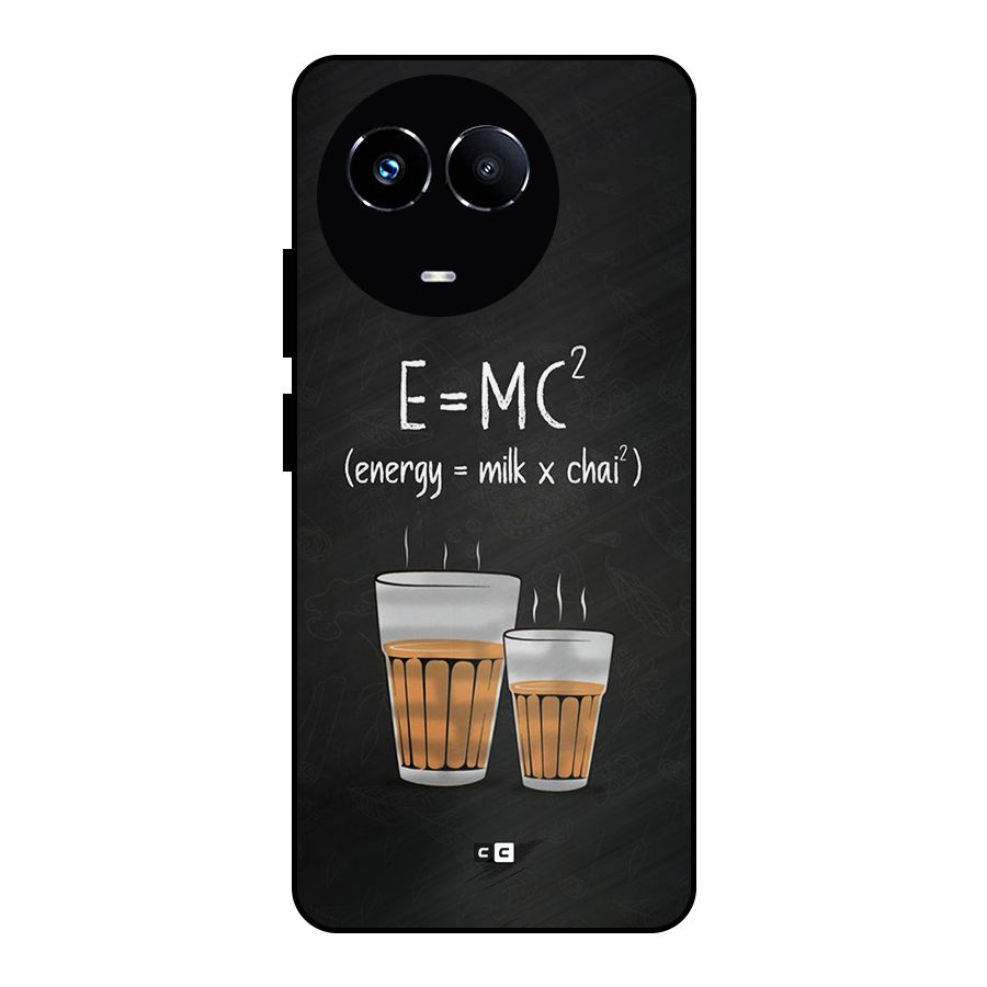 Tea Formula Metal Back Case for Realme 11X