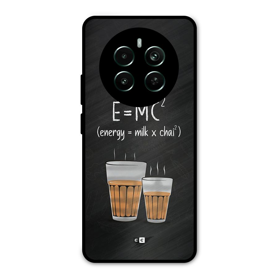 Tea Formula Metal Back Case for Realme 12 Plus