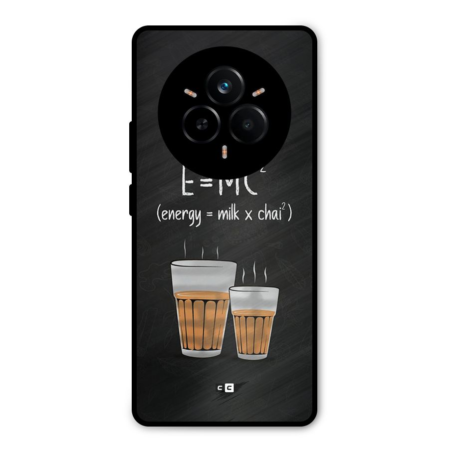 Tea Formula Metal Back Case for Realme 14 Pro