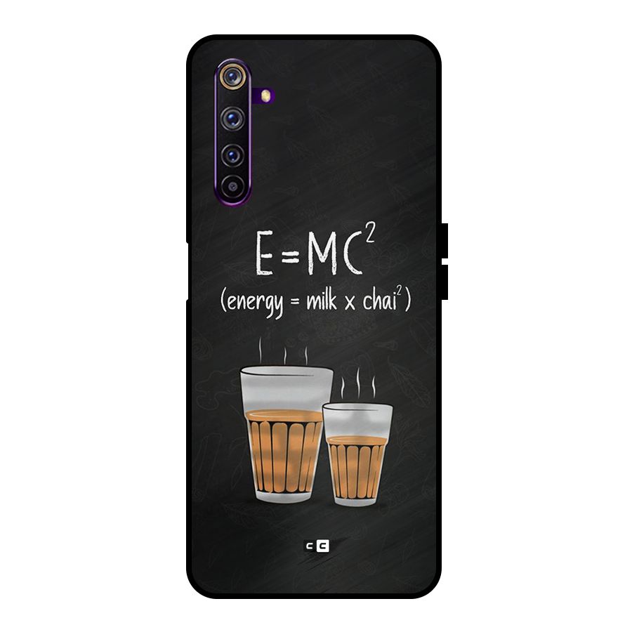 Tea Formula Metal Back Case for Realme 6 Pro