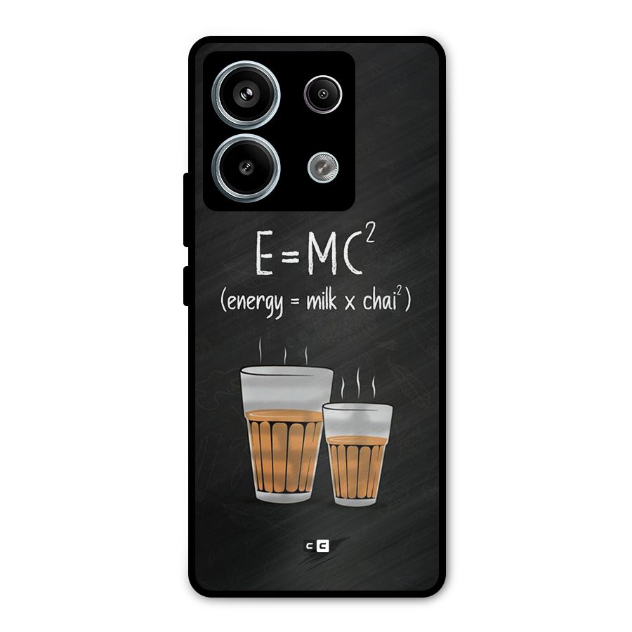 Tea Formula Metal Back Case for Redmi Note 13 Pro 5G
