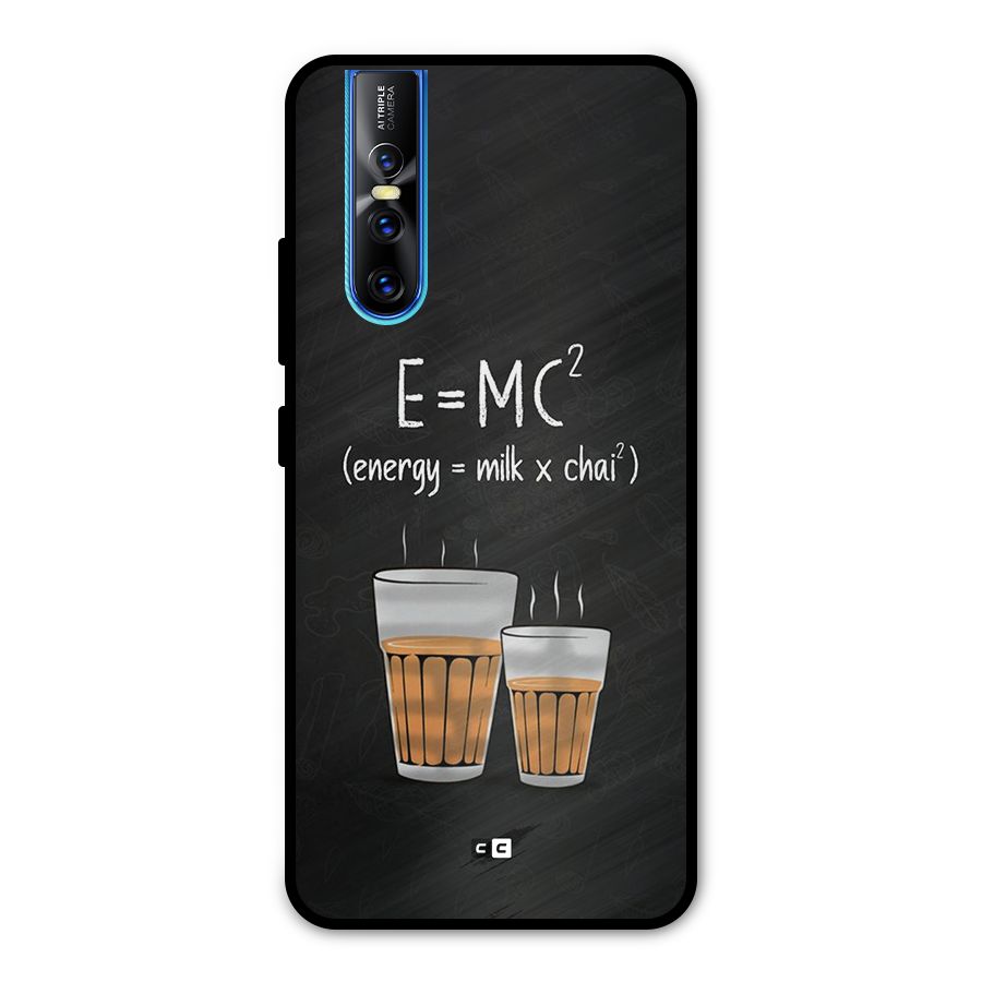 Tea Formula Metal Back Case for Vivo V15 Pro