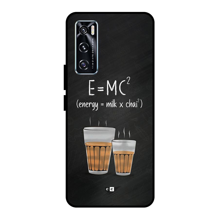 Tea Formula Metal Back Case for Vivo V20 SE