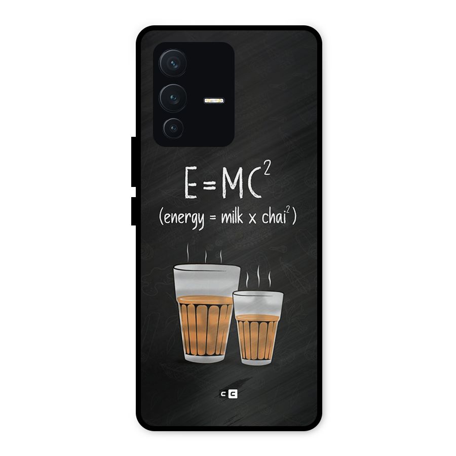 Tea Formula Metal Back Case for Vivo V23 5G