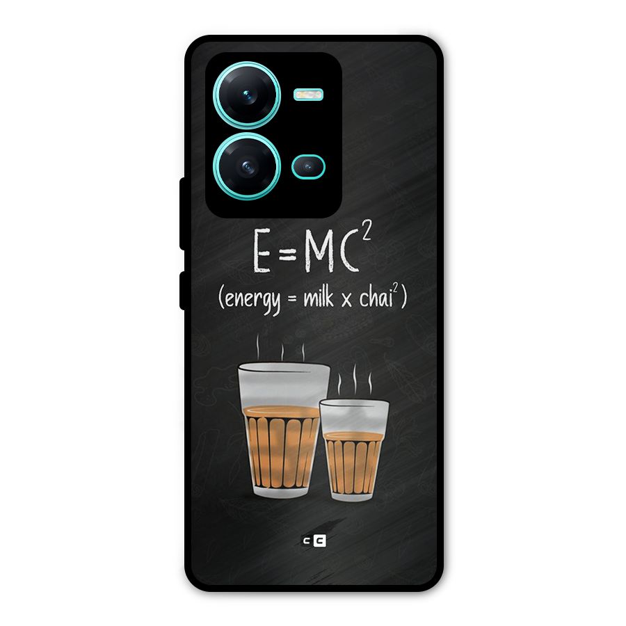 Tea Formula Metal Back Case for Vivo V25