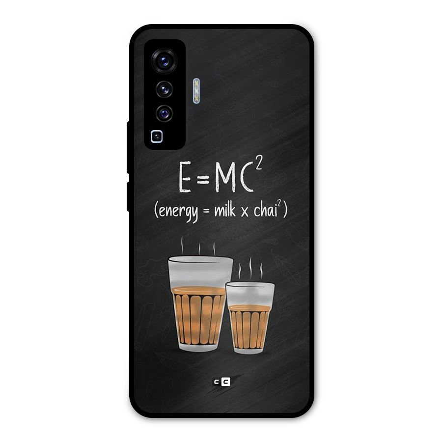 Tea Formula Metal Back Case for Vivo X50