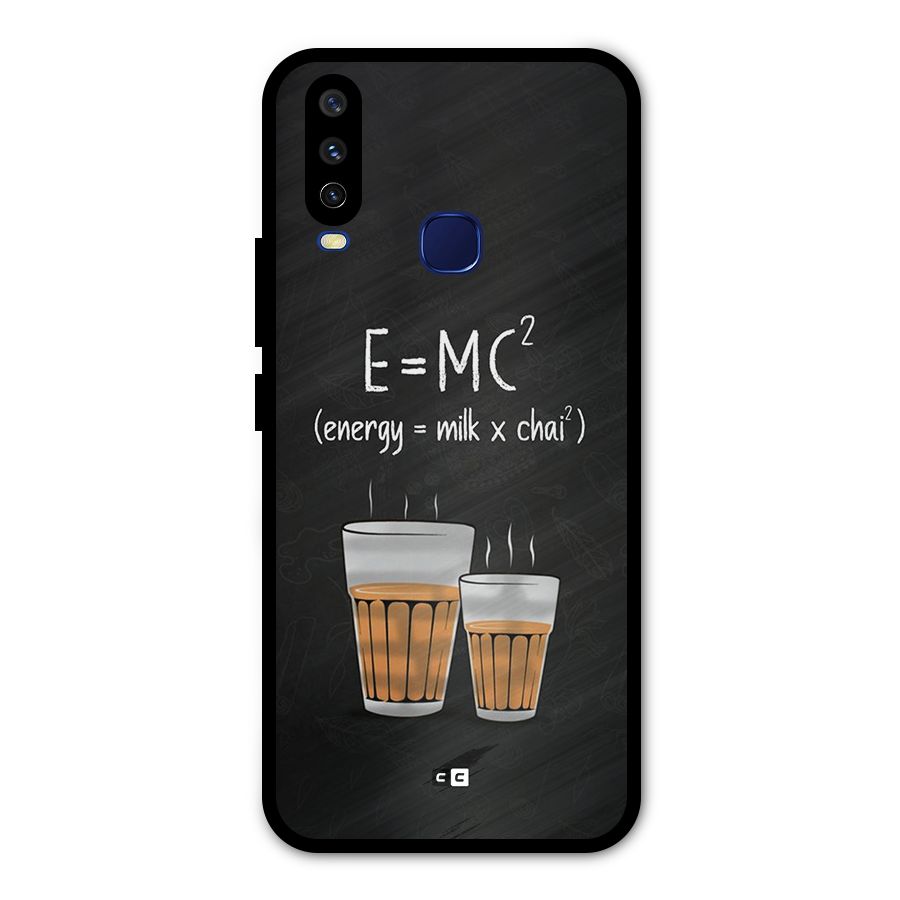 Tea Formula Metal Back Case for Vivo Y15