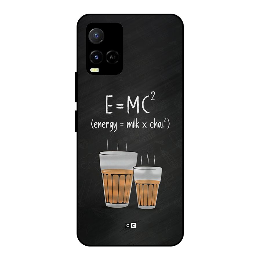 Tea Formula Metal Back Case for Vivo Y21