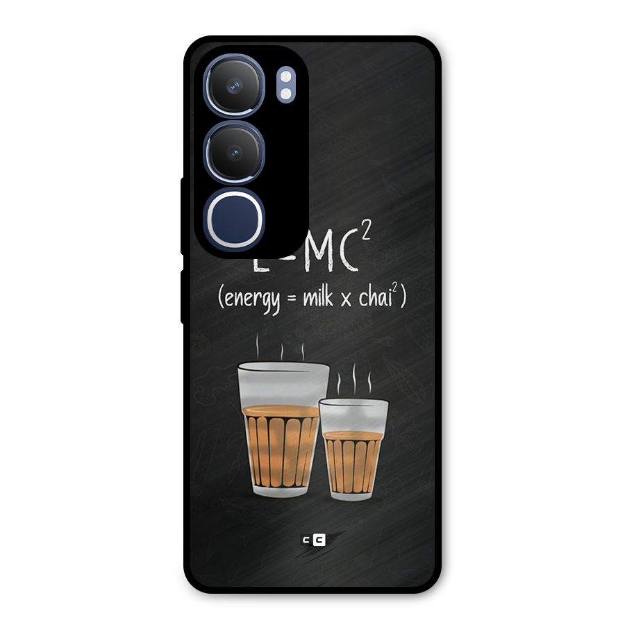 Tea Formula Metal Back Case for Vivo Y29