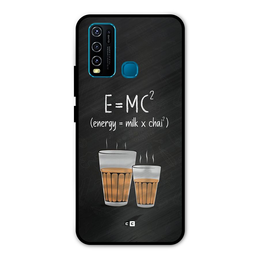 Tea Formula Metal Back Case for Vivo Y50