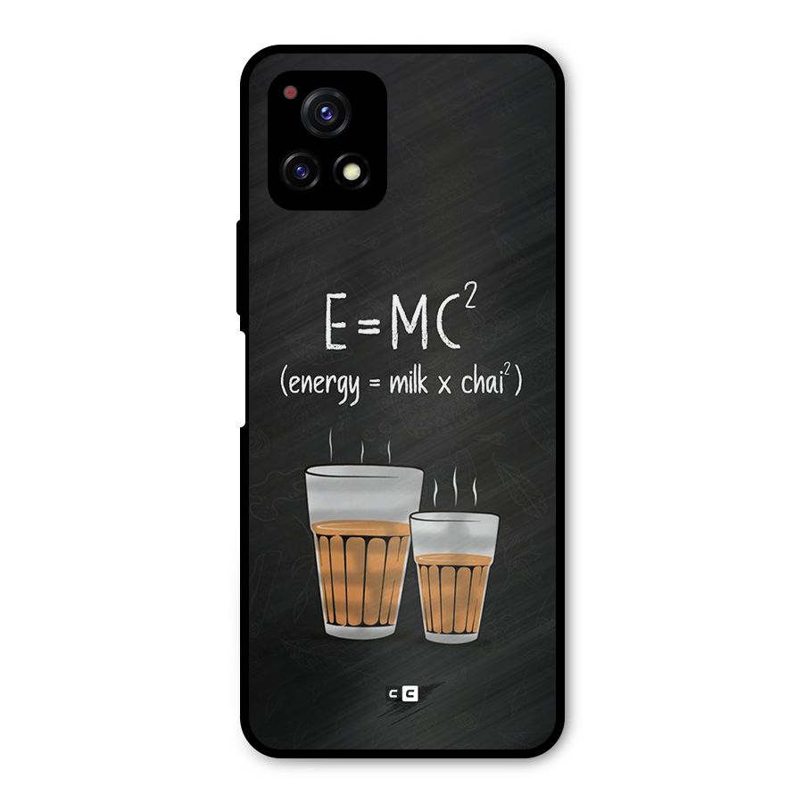 Tea Formula Metal Back Case for Vivo Y72 5G