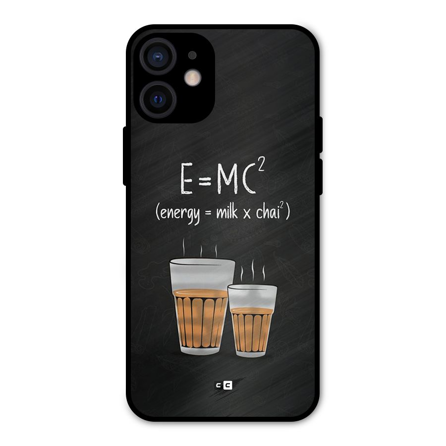 Tea Formula Metal Back Case for iPhone 12 Mini