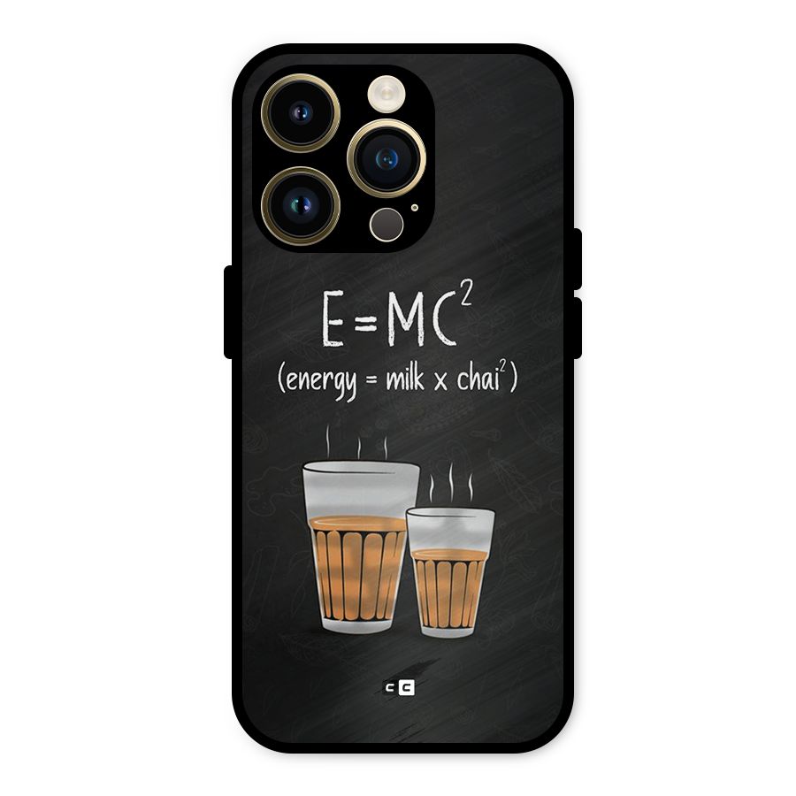 Tea Formula Metal Back Case for iPhone 14 Pro