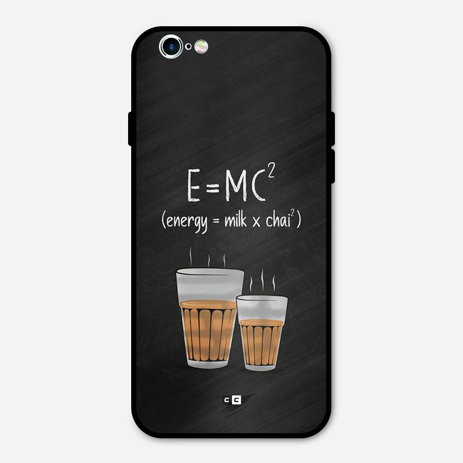 Tea Formula Metal Back Case for iPhone 6 6s