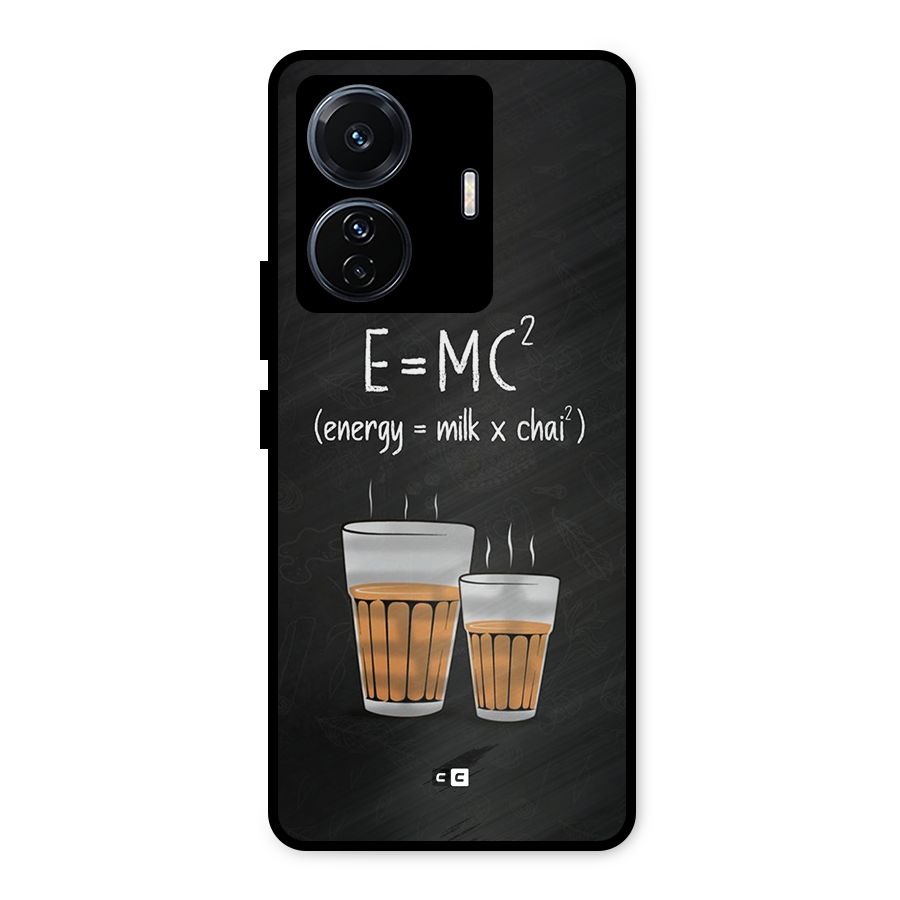 Tea Formula Metal Back Case for iQOO Z6