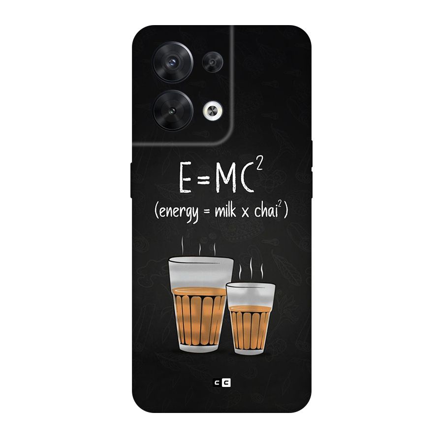 Tea Formula Original Polycarbonate Back Case for Oppo Reno8 5G