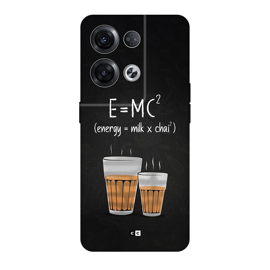 Tea Formula Original Polycarbonate Back Case for Oppo Reno8 Pro 5G