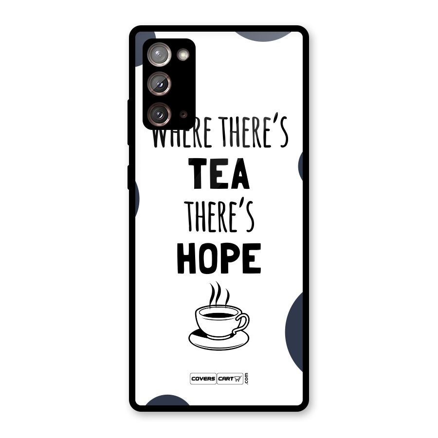 Tea Hope Glass Back Case for Galaxy Note 20