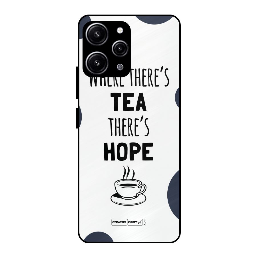 Tea Hope Glass Back Case for Redmi 12 4G
