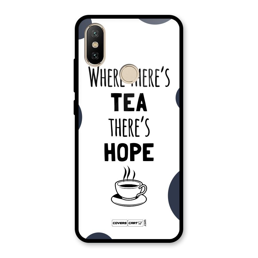 Tea Hope Glass Back Case for Redmi A2