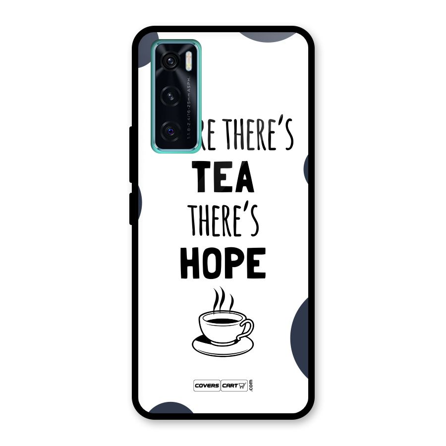 Tea Hope Glass Back Case for Vivo V20 SE