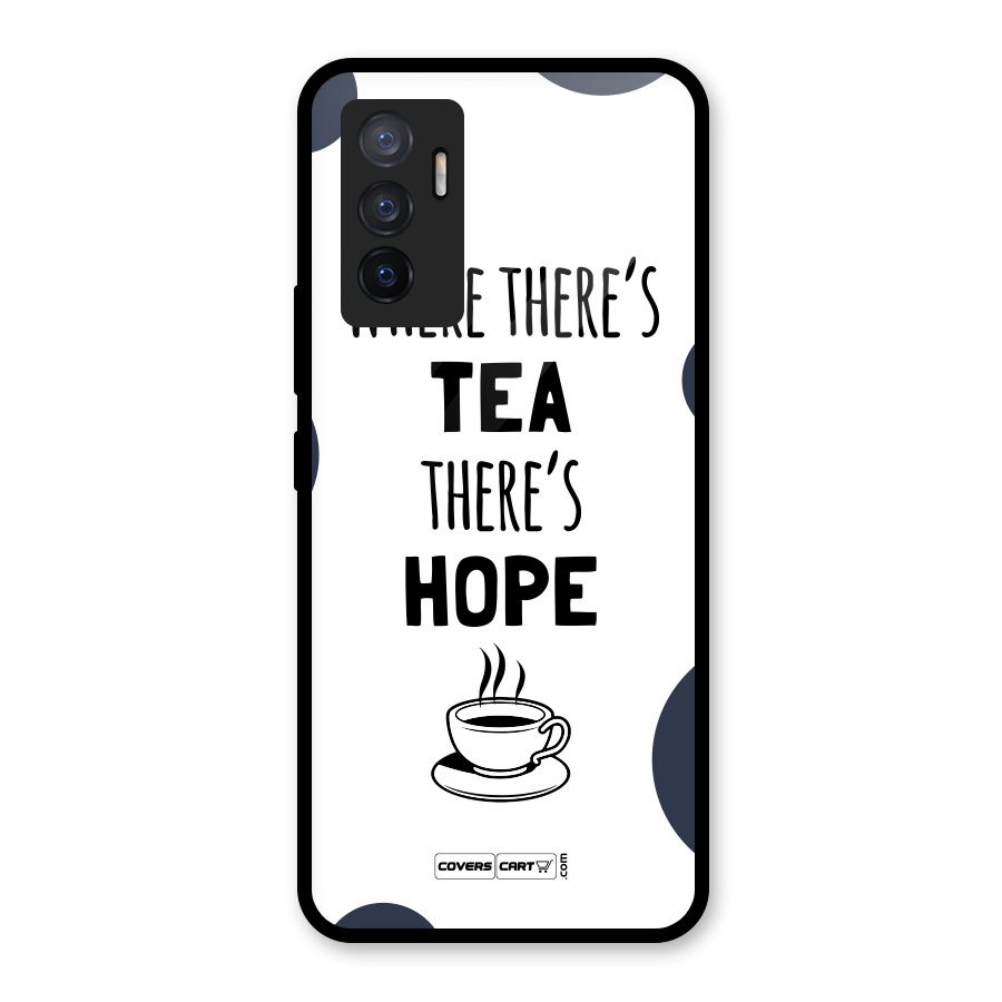 Tea Hope Glass Back Case for Vivo V23e