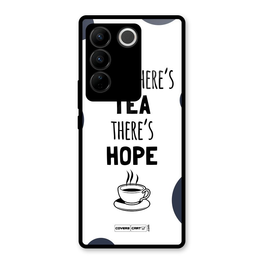 Tea Hope Glass Back Case for Vivo V27 Pro