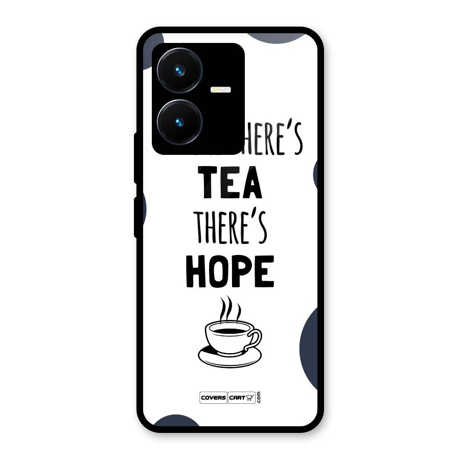 Tea Hope Glass Back Case for Vivo Y22s