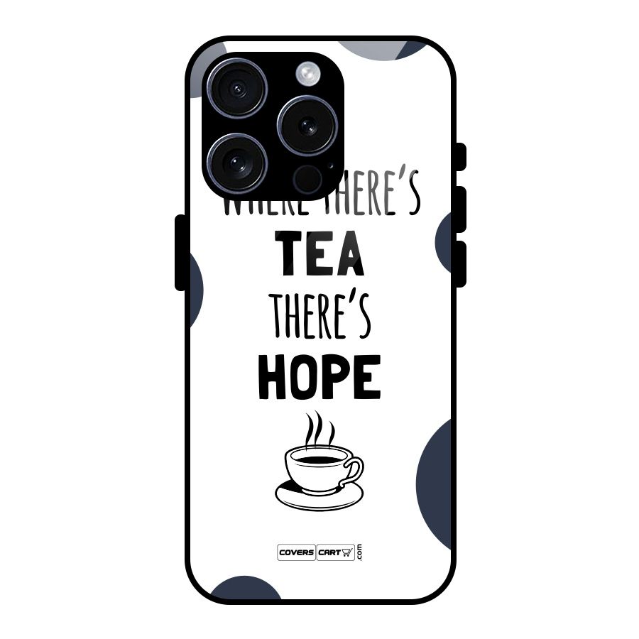 Tea Hope Glass Back Case for iPhone 15 Pro
